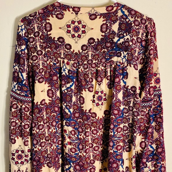 Daniel Rainn Anthro Embroidery Knit Boho Top M - Picture 5 of 5